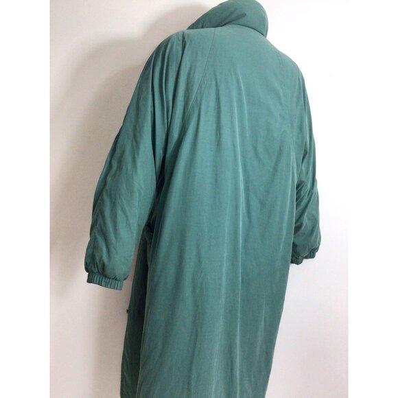 Utex Design Green Down Duvet Coat Jacket Womens 12 - Picture 5 of 7